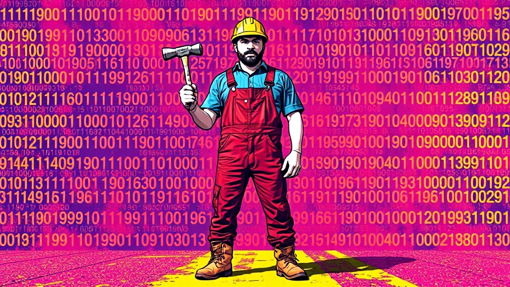 근로자 권리와 법적 제재 (popart 스타일)