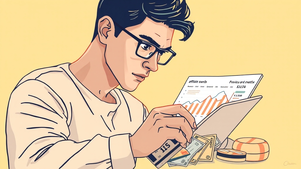 나에게 맞는 제휴카드 선택 가이드 (illustration 스타일)