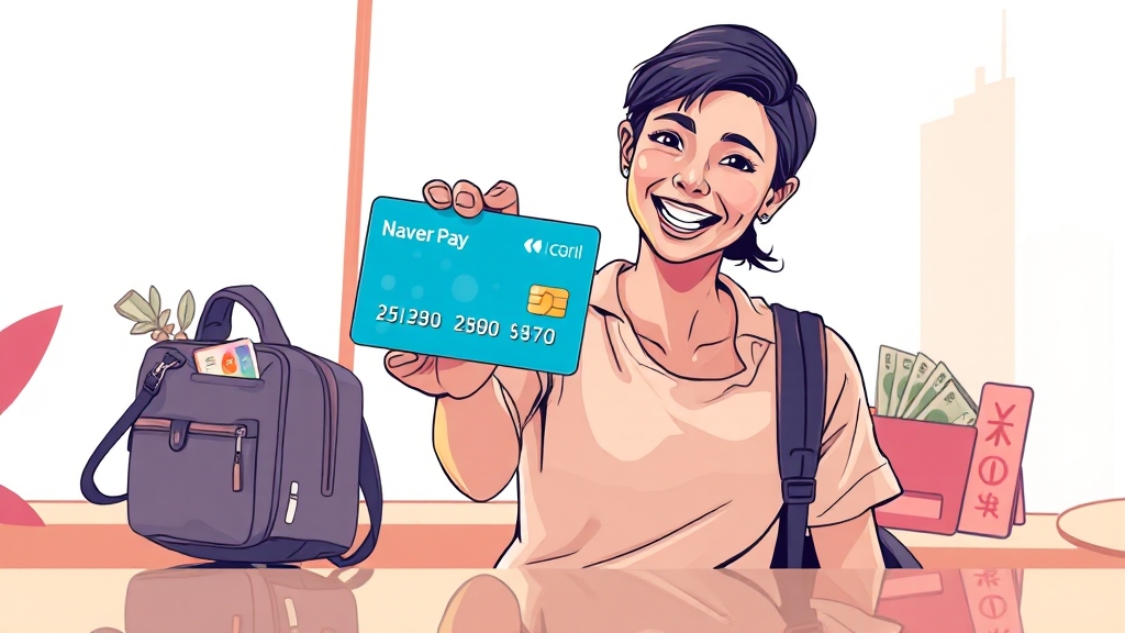 해외 결제 시 꼭 알아둘 꿀팁과 주의사항 (illustration 스타일)