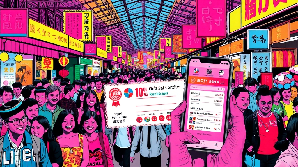 디지털 온누리상품권, 뭐가 특별할까요? (popart 스타일)