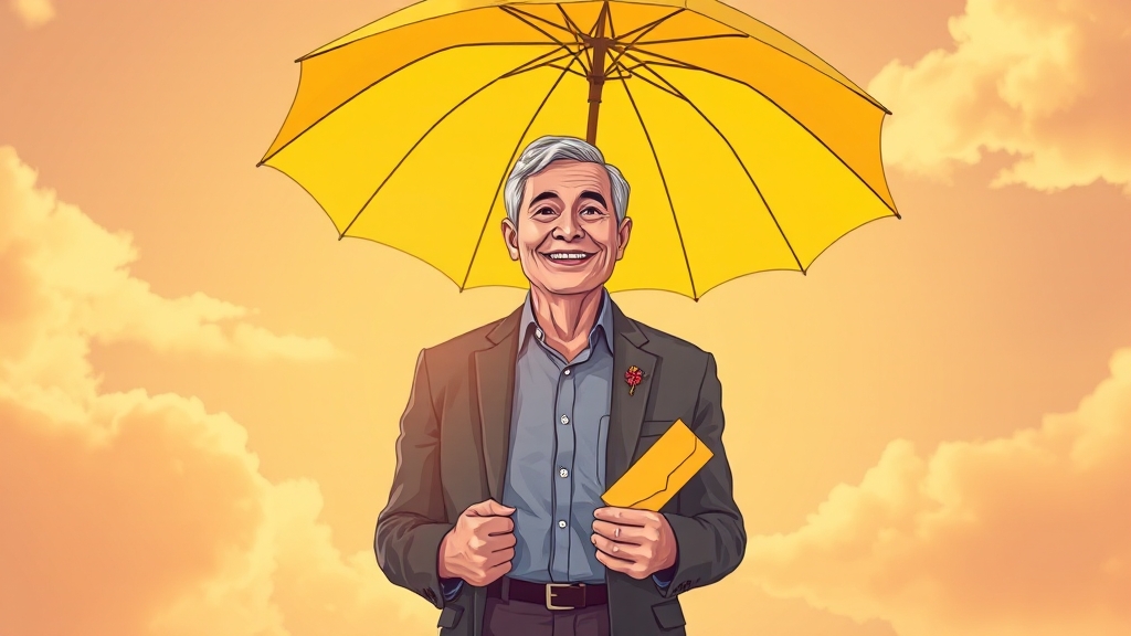 노란우산공제란? (illustration 스타일)