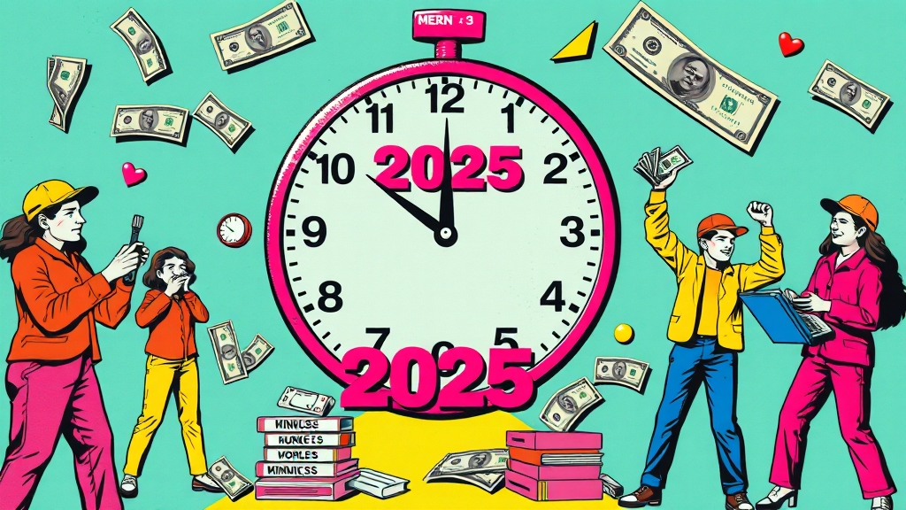 2025년 최저임금 반영, 주휴수당 계산법 (popart 스타일)